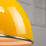 Rare Large Yellow Space-age Pendant from Guzzini, 1970s