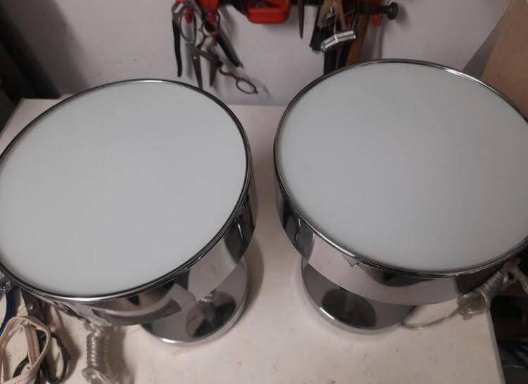2 x Ikea Stockholm table lamp designer Ola Wihlborg