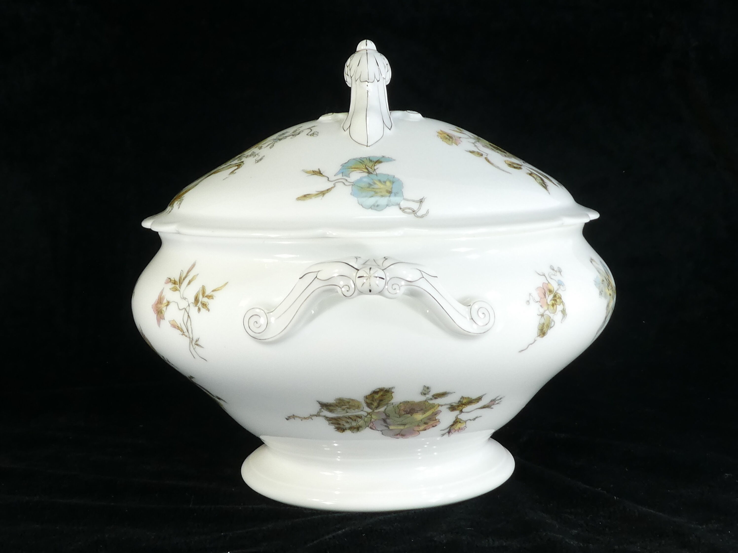 Limoges porcelain soup for E. Bourgeois Paris