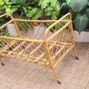 60s rattan children's bed