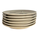 Vintage fondue plates