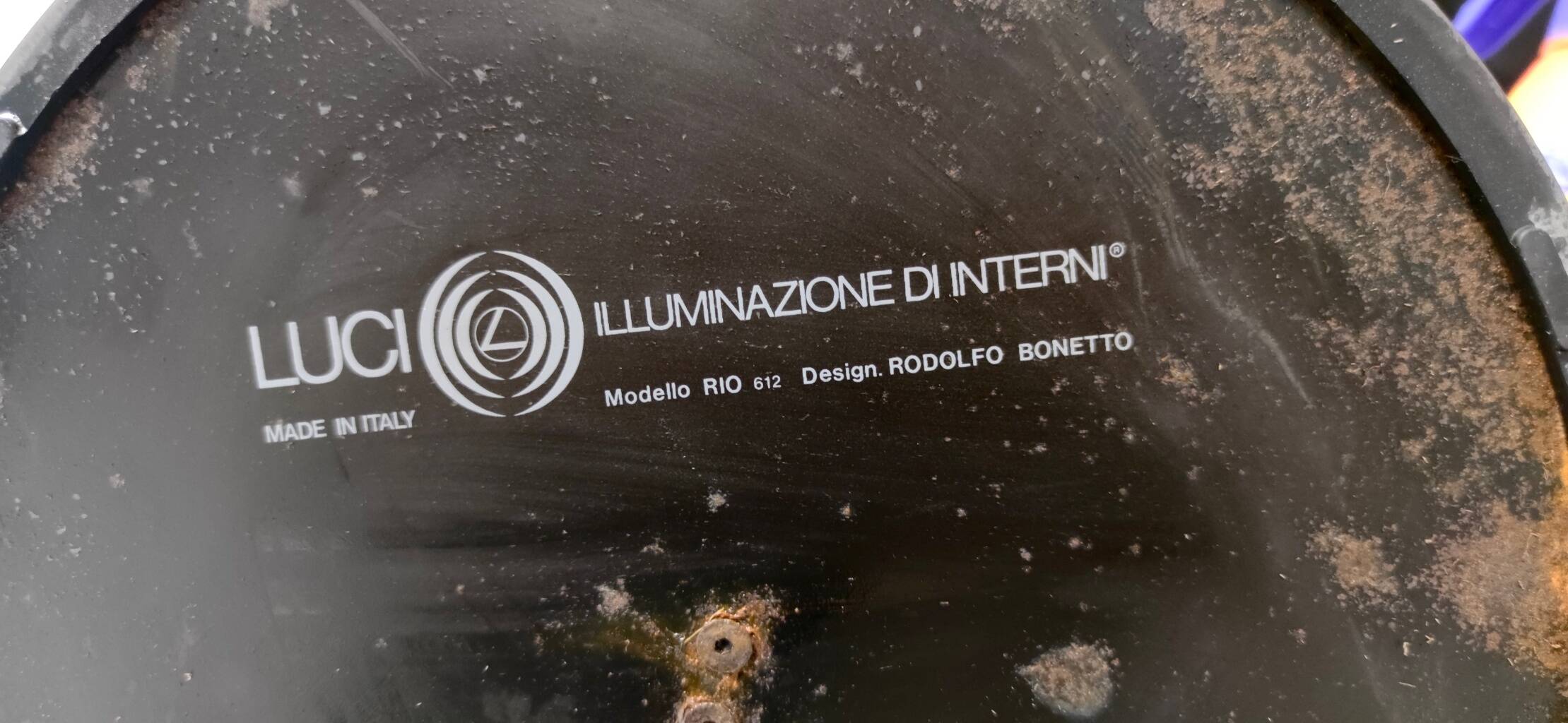 Floor Lamp "Rio" by Rodolfo Bonetto and Produced by Luci, Italy