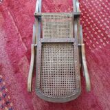 Canoe-style chaise longue