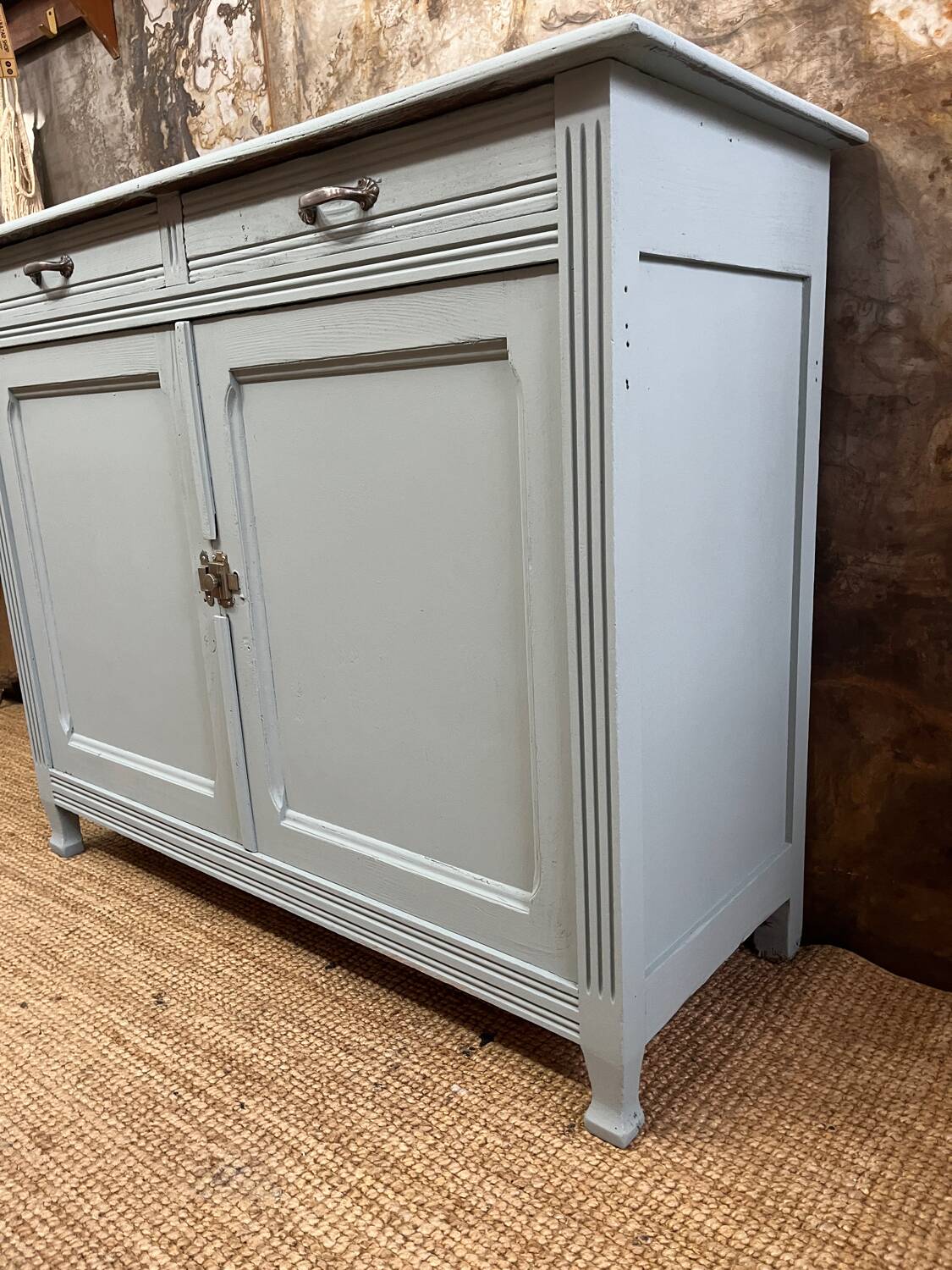 Waterfall blue Parisian sideboard