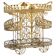 Antique cast iron serving trolley, France, early 20th century