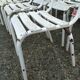 Set of chairs and tables bistro metal