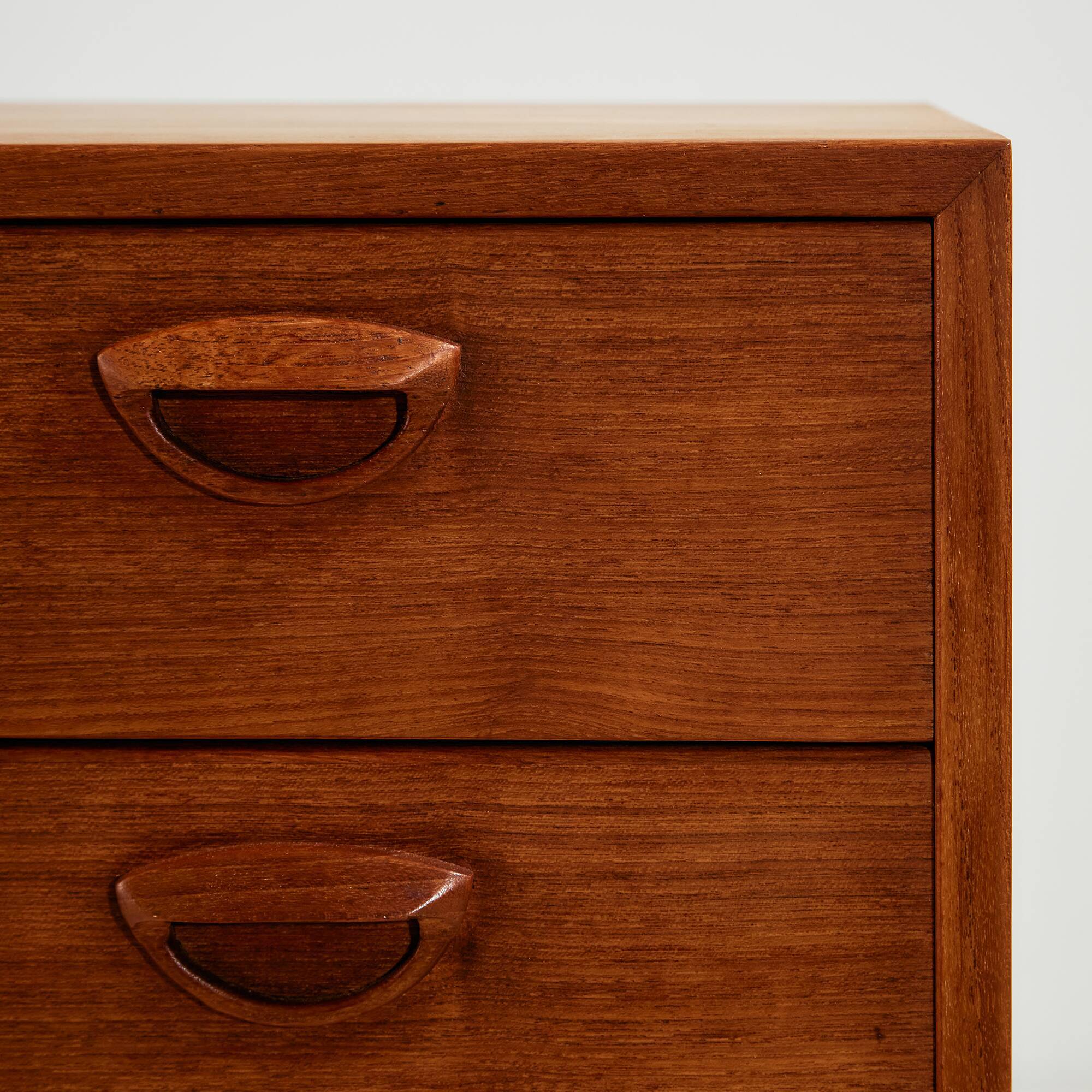 Four-drawer chest of drawers by Kai Kristiansen for Feldballes Møbler