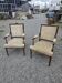 Pair of Louis XVI style armchairs