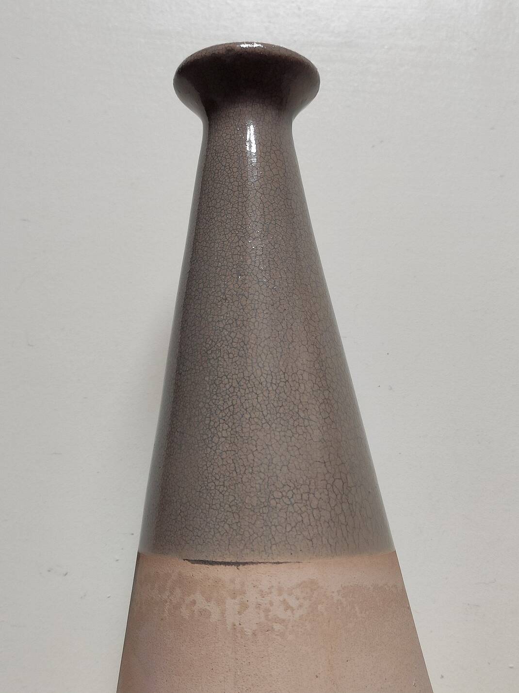 Vase céramique craquelé