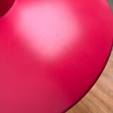 Red pendant lamp model 728 Danish mid-century by Horn, 1960s.