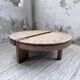 Table basse Roger Capron « grain de café »
