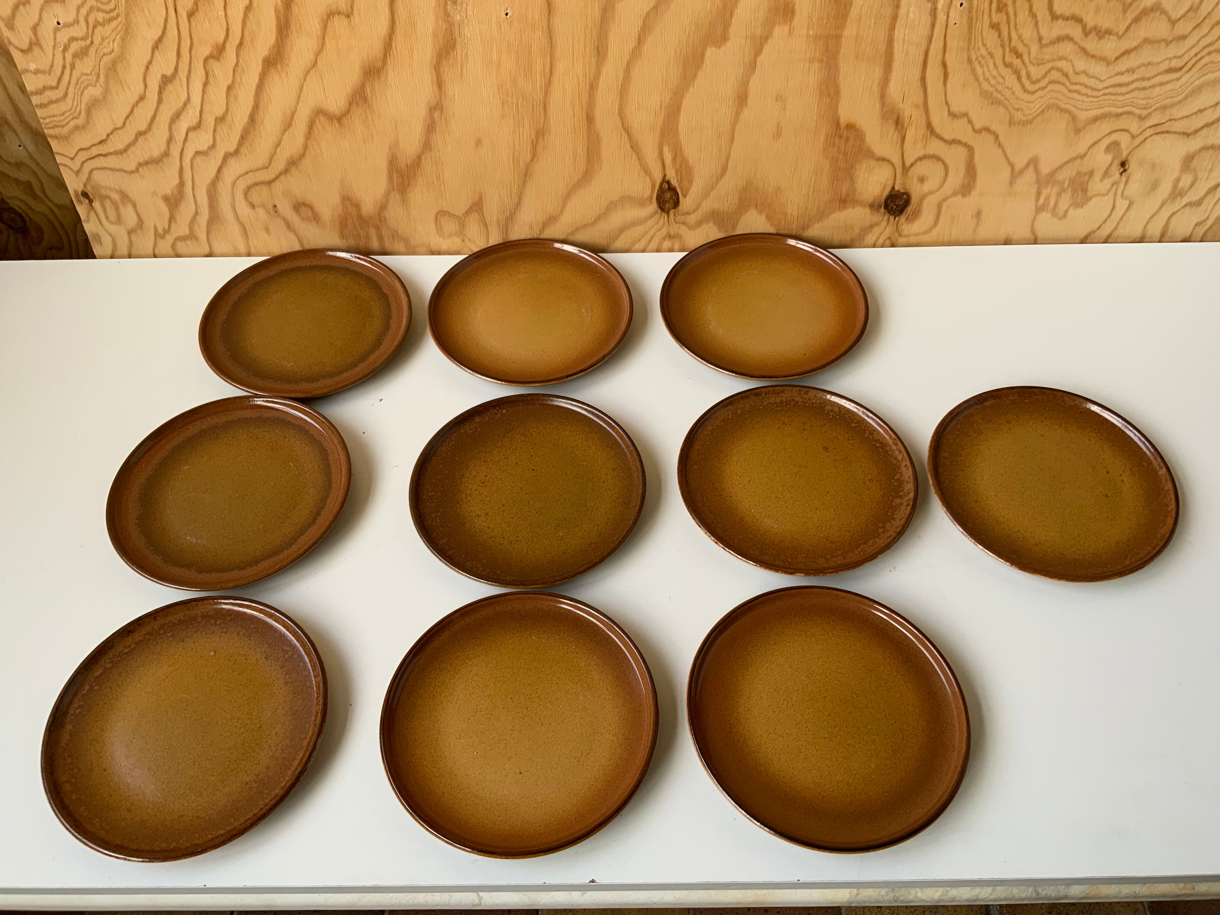Stoneware plates