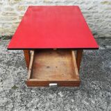 Oak table, formica top