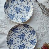 Set of 2 Royal Tudor dessert plates Bouquet model