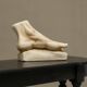 Anatomical study of a plaster foot from the 1950s.