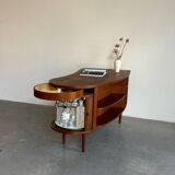 Vintage desk Kai Kristiansen with bar