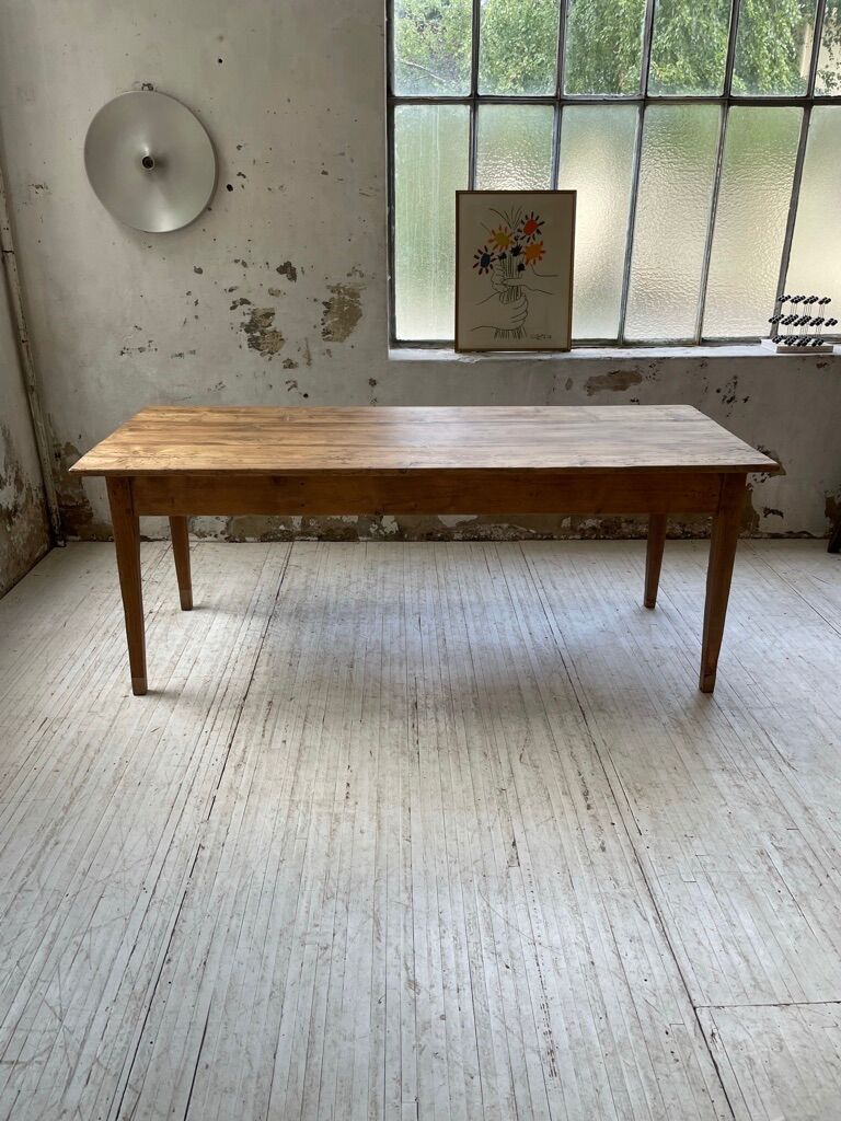Farm table pine and walnut 2m