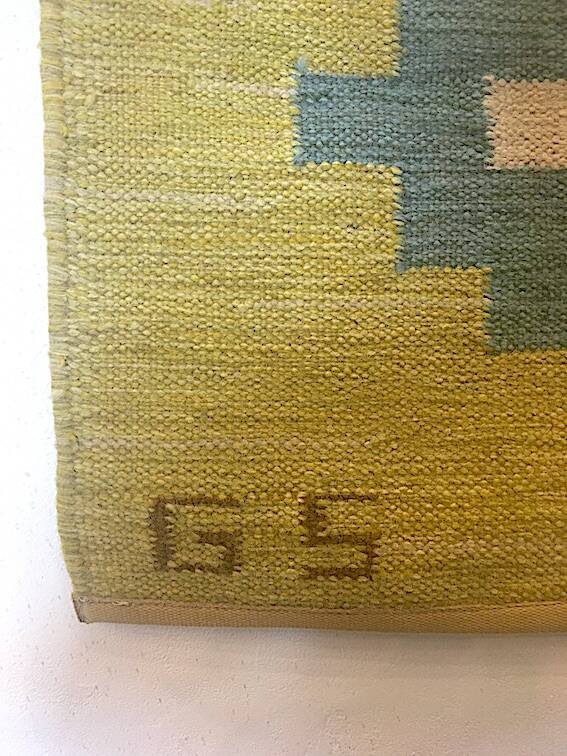 Suede Wool Rug 1960s