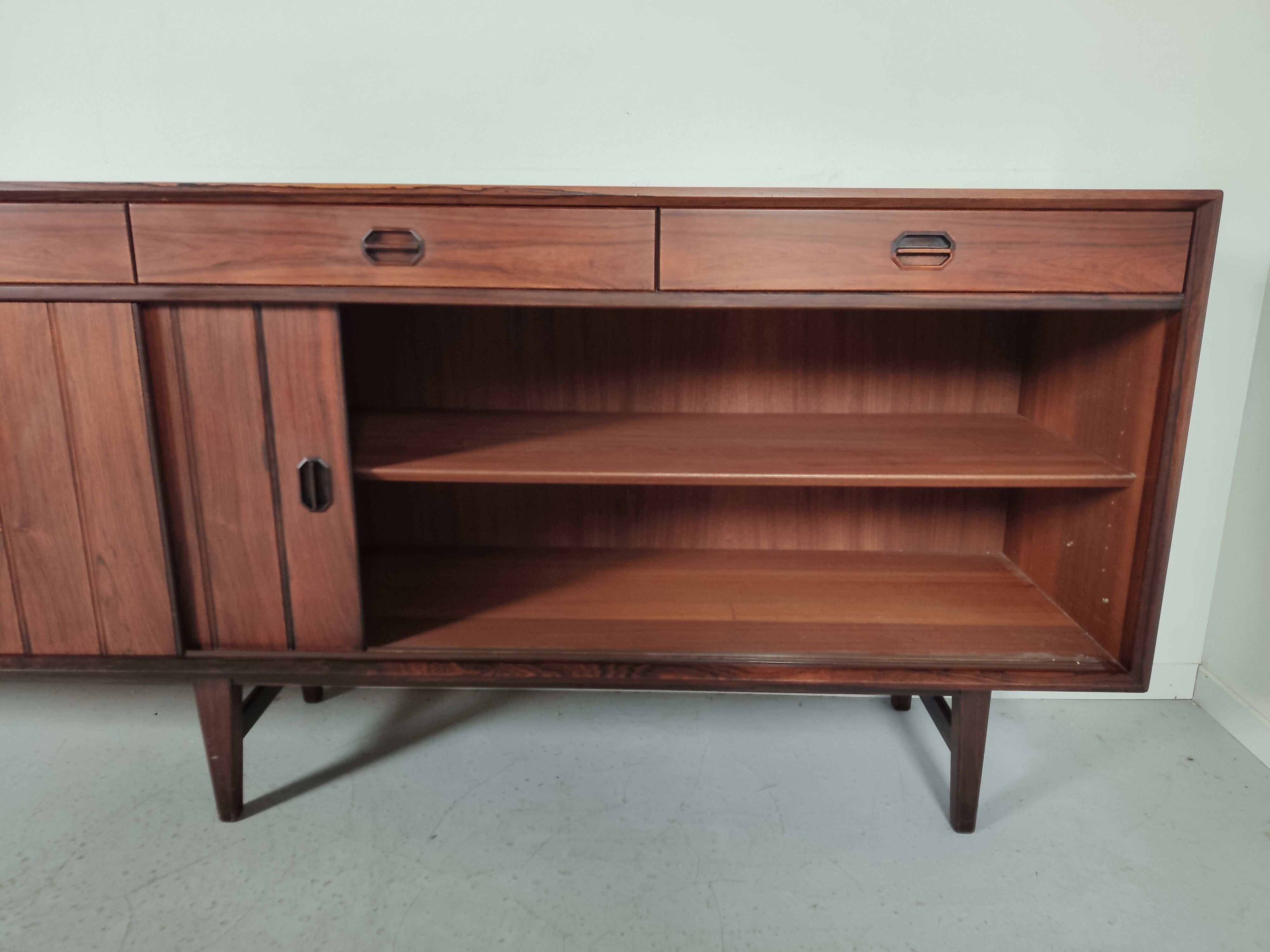 Rosewood line by sibast sliding doors denmark 1960s