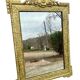 Deux miroir ancien 19eme bois chêne Napoléon sculpté