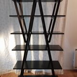 Cassina nuvola red shelf black walnut