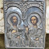 icône orthodoxe représentant des saints orthodoxe