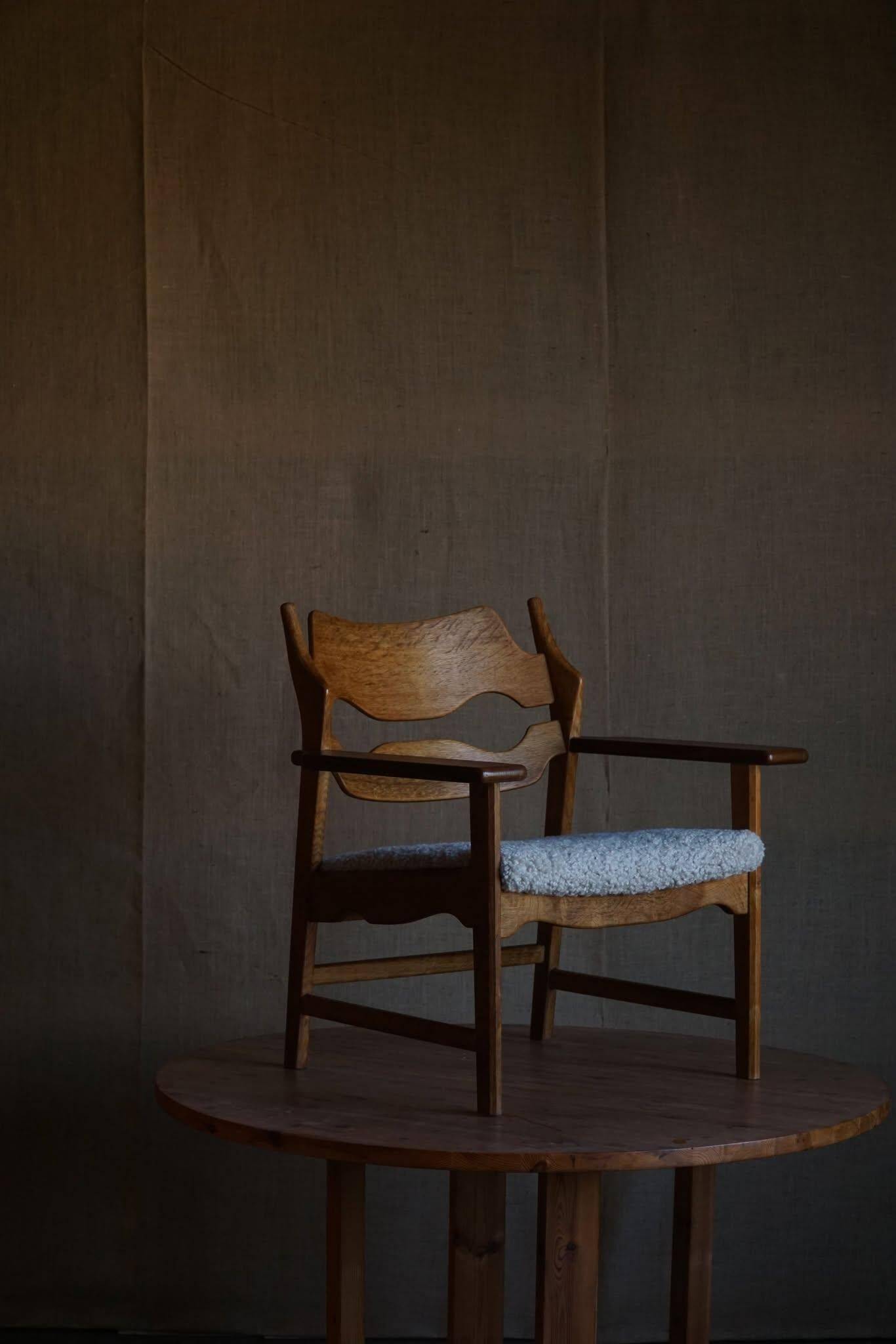 Henning Kjærnulf, Lounge Chairs "Razorblade", Danish design from the mid-century, 1960s.