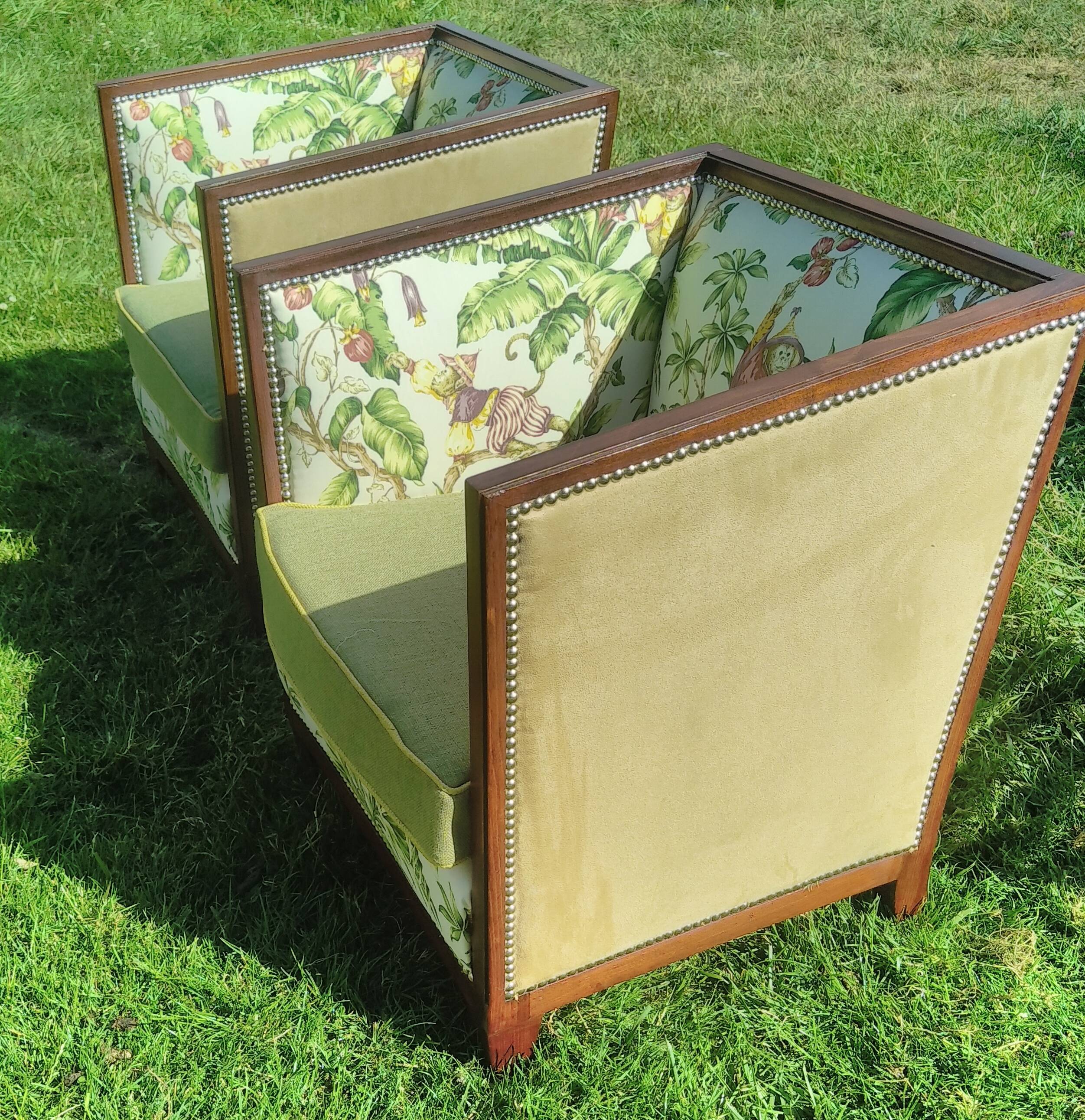 Paire de fauteuils art Deco