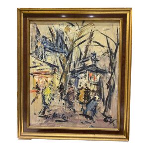 Huile sur toile