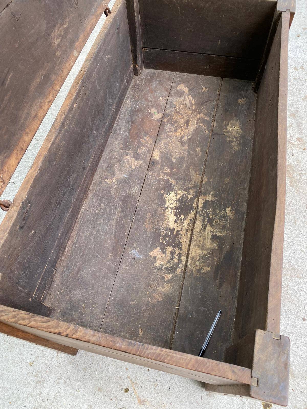 Antique 19th century solid oak wood hut