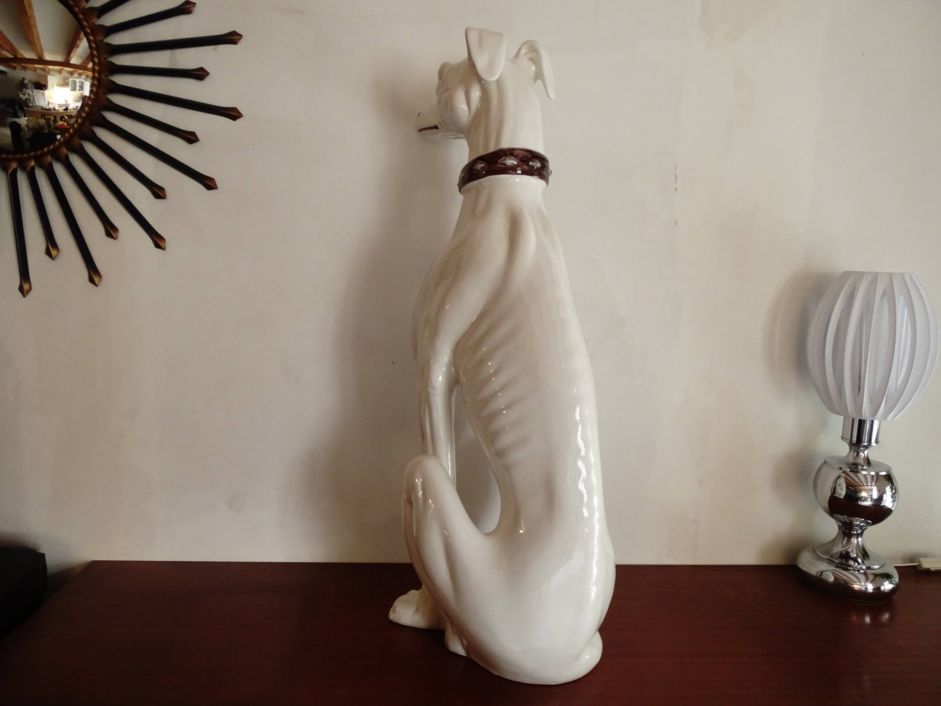 Ceramic dog 1960 vintage