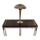 Lampe champignon 1970 chromé et or patiné