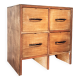 Wooden trade furniture with 4 drawers, 1960s