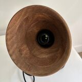 Wooden wall lamp