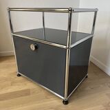 Meuble d’appoint USM Haller en Gris Anthracite