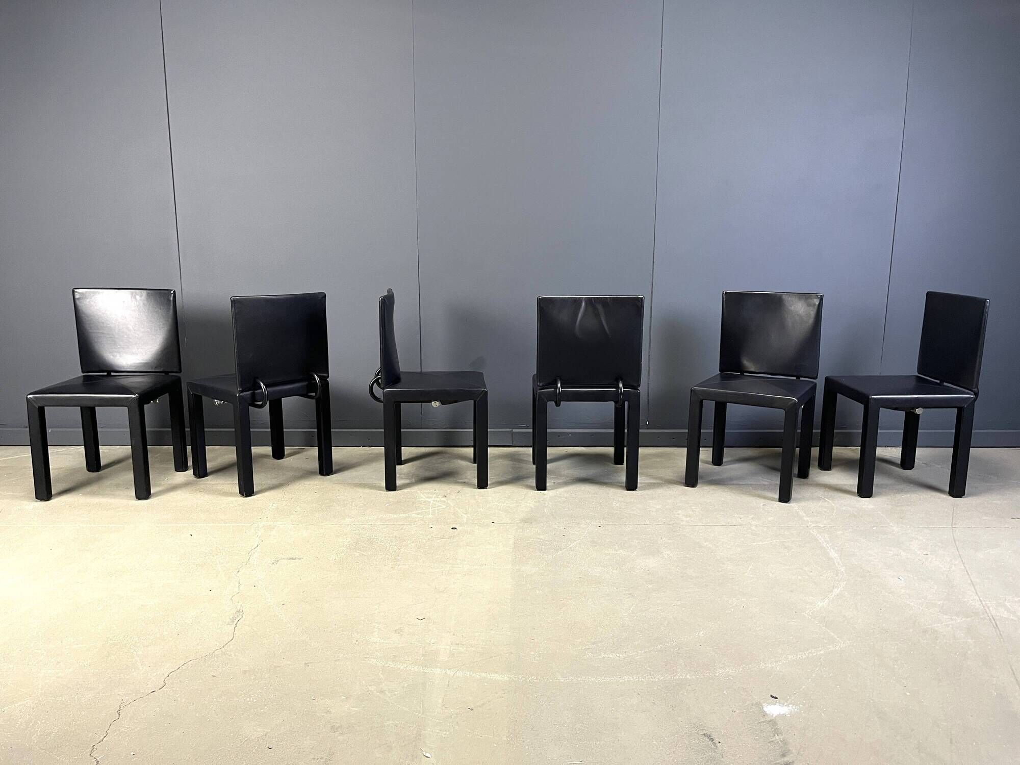Arcadia dining chairs by Paolo Piva for B& B Italia set of 6