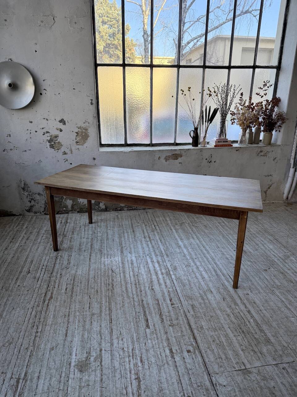 Oak farmhouse table 200cm