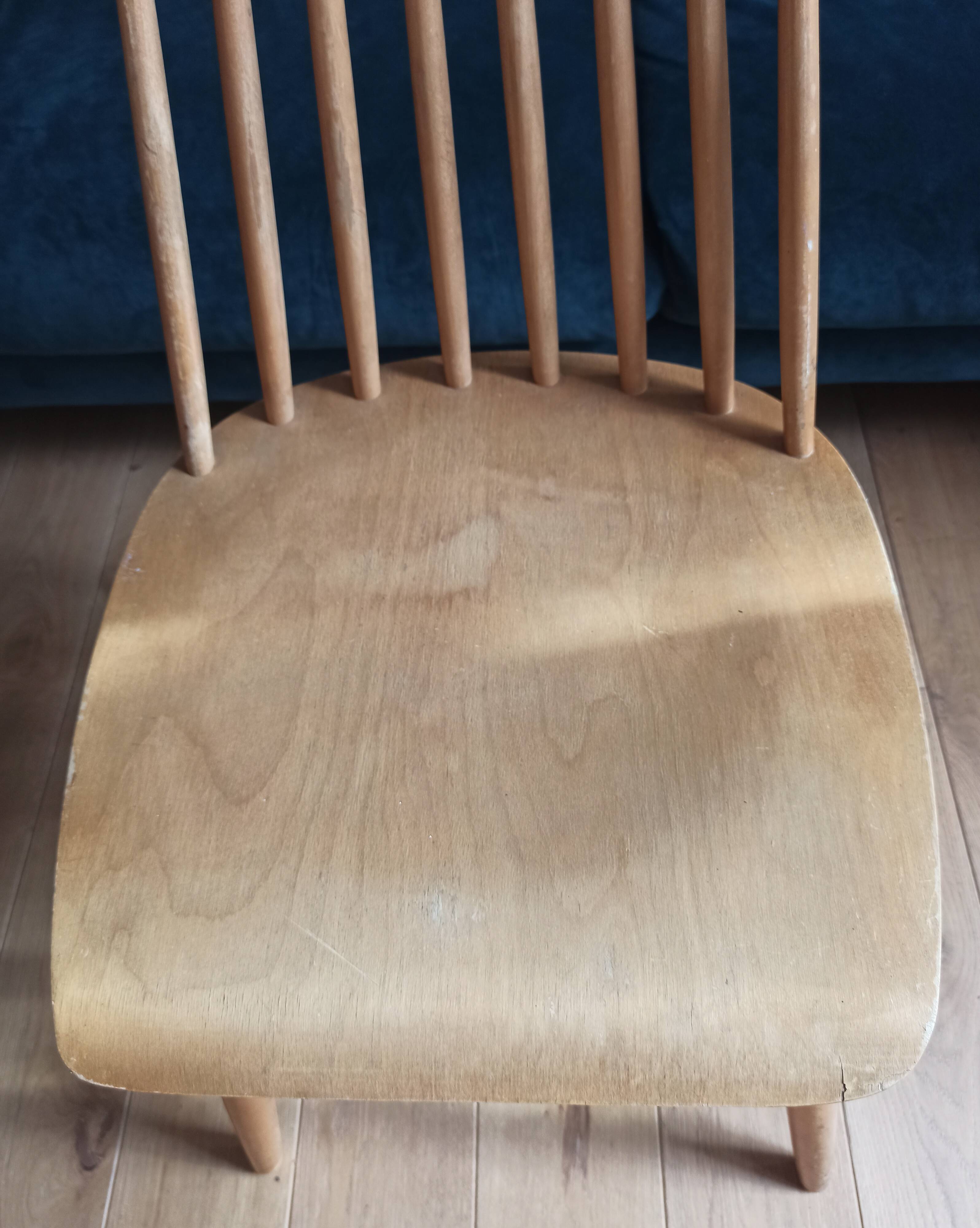 Chaises en bois vintage Ikea 1960