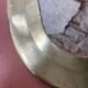 Brass contour mirror 32 x 17cm
