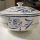 Antique GIEN soup tureen model "Alberic" from the 1940s.
