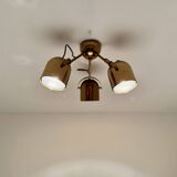 Adjustable Brass Spot Ceiling Lamp by Florian Schulz