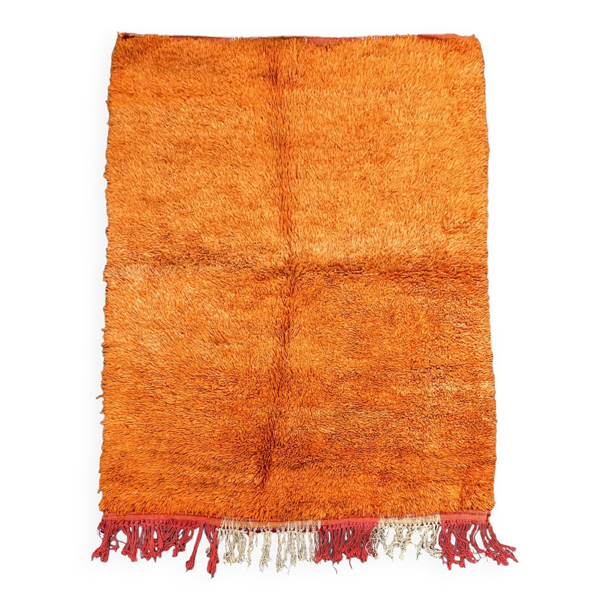 Moroccan rug Beni M'guild orange - 198 x 250 cm
