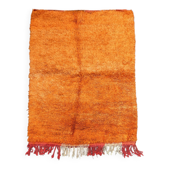 Moroccan rug Beni M'guild orange - 198 x 250 cm