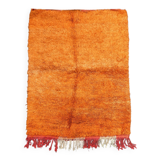 Tapis Marocain Beni M'guild orange - 198 x 250 cm
