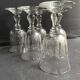 6 19th century water glasses – Establishments Legras