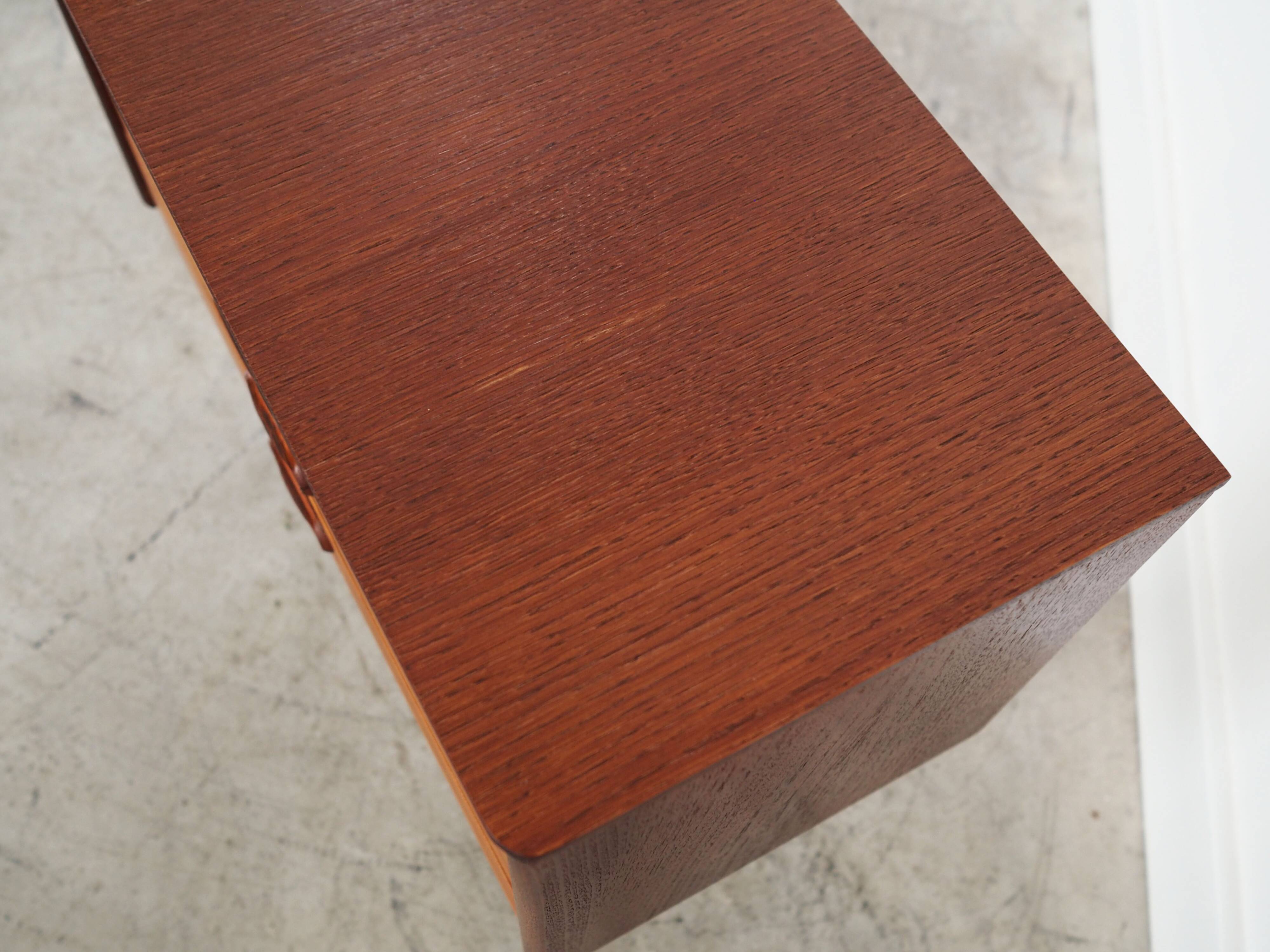 Teak chest of drawers, Danish design, 1960s, manufacture: Denmark