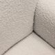 Mid-Century Gigi Radice for Minotti White Boucle Curved Six Legs Sofa