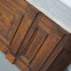 Antique Shop Counter / Kitchen Island in Dutch Pine and Marble, 19th Century