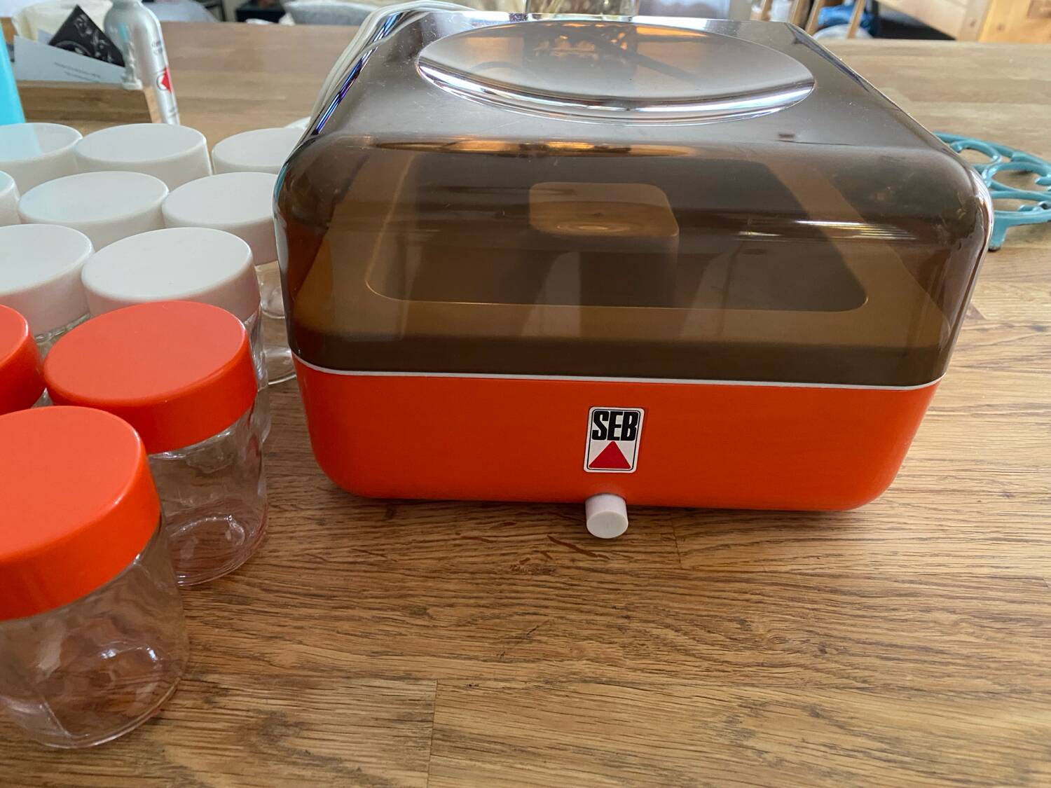 Seb vintage orange yogurt maker