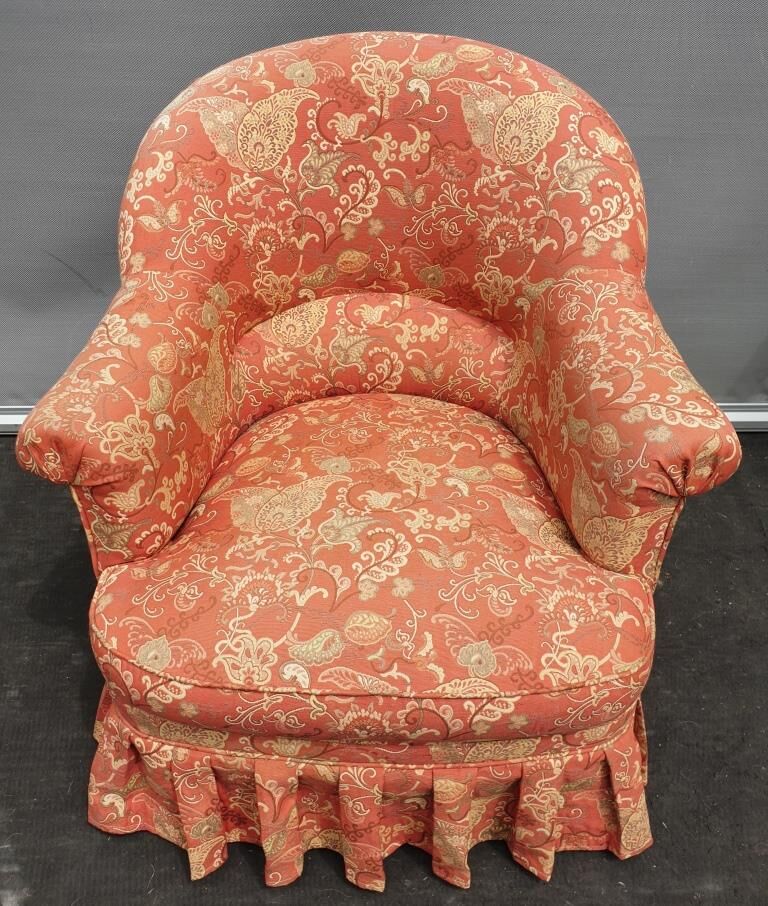 Toad armchair upholsterer cashmere fabric